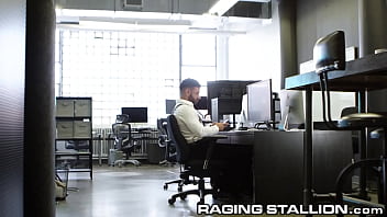 Preview 1 of Adik Iakak - Ebony BBC Boss Fucks His Employee Hard In The Office - RagingStallion