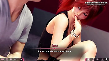 Preview 4 of New Xxxx Video 218 - Double Homework | Slutty stepsister gets a cock in her mouth while she&#039_s speaking to her stepmom on the phone | My sexiest gameplay moments | Part #11