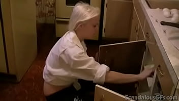 Preview 3 of Nash Song - Sexy Blonde Babe Enjoys In The Kitchen With BF