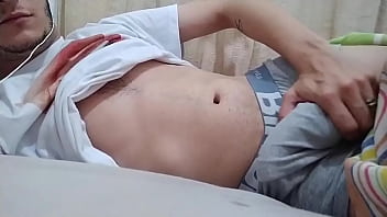 Preview 3 of 3milf Fucking A Young - Twink getting hard