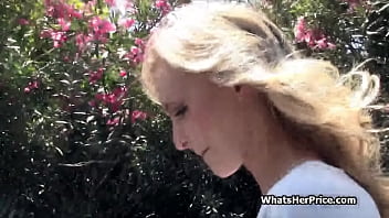 Preview 1 of Koyel Molik And Jit Xxx Hd - Paying super fine blonde for a blowjob outdoors