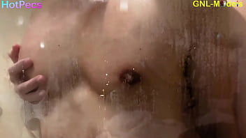 Preview 4 of Japanese Xxxnxxxxx - Hot Asian guys play in the shower,  nipple play pointy nipples and more