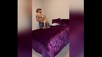 Preview 1 of Peeking - Teen pays Bull BBC $500 for hour long sex marathon with multiple orgasms