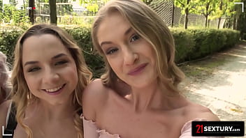 Preview 1 of Erika Momotani Video Rumahporno - 21 SEXTURY - Bikini Babes Fuck And Play With Each Other&#039_s Pussies In The Park