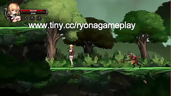 Preview 2 of Miya George Leaked Mms - Cute blonde girl having sex with men and monsters in summon of asmodeus action hentai ryona sex game