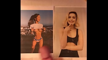Preview 1 of Xvideose Commp3 - cumshot tribute championship round 8 - Kiernan Shipka vs. Caroline Einhoff