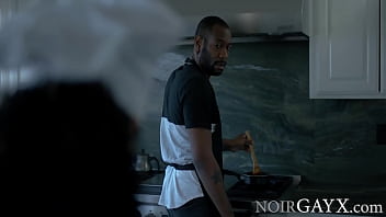 Preview 1 of Parn Vidio - Interracial Gay Sex With My Sous Chef