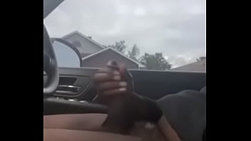 Preview 1 of Big Monstar Cook - Stroking my dick in the car