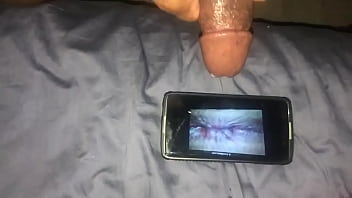 Preview 4 of Mia Kill A - Jerking cock to picture sent to me by xvideo friend