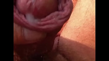 Preview 4 of Mommy Son Step Dad - Uncut cock shoots a load over my shoulder