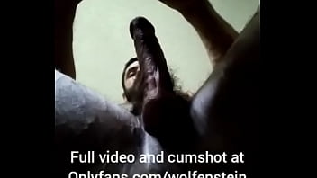 Preview 2 of Ank Sendiri Di Bukak Perwan Nya - Hot Bodybuilder Jerking off from Worm&#039_s Eye POV Undercarriage