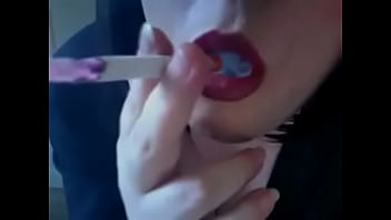 Preview 4 of Alanya Mom - Sexy British Domme Tina Snua Smoking A Cork Cigarette