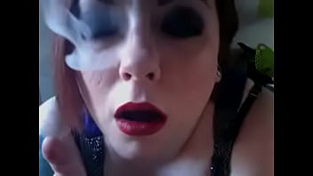 Preview 2 of Benxnxx - Sexy BBW Tina Snua Smokes A Richmond Superking Cigarette