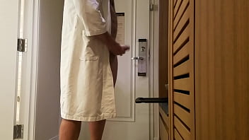 Preview 2 of Pinay Kompuz Sex - Hotel hallway jerk off