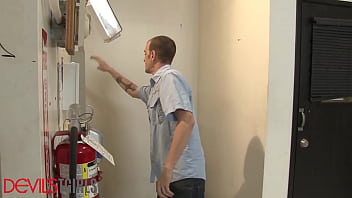 Preview 1 of Brazzers Step Mom Fuck Sleeping - DevilsTGirls Jessica Fox Fucks A Guy Through A Glory Hole