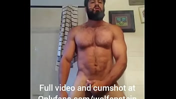 Preview 2 of Anal Souple - Hot Ripped Bodybuilder Smoking and Jerking off