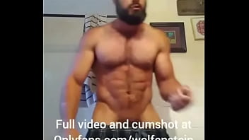 Preview 1 of Anal Souple - Hot Ripped Bodybuilder Smoking and Jerking off