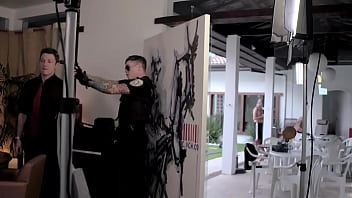 Preview 2 of Nanga Wallpaper - Making OF - Russo (Boy Lixo) &amp_ Jhon Jhon - Bareback(Cassino 2)