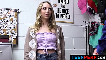 Preview 1 of Kymie Mary - Mike Mancini Catches Her Stealing from The Department Store - teenperp