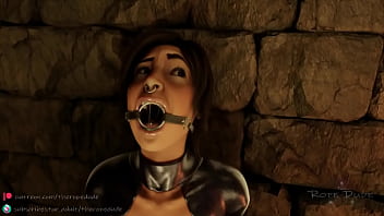 Preview 3 of Piss Japan Drink - Lara croft in bondage is taken for a hard deepthroat (TheRopeDude)