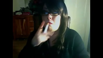 Preview 1 of Sunny Leons Video - BBW Mistress Tina Snua Smokes A Cigarette In Glasses