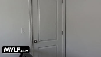 Preview 1 of Mom N Wit Fren - My Gorgeous Stepmom Came Into My Room Shoved Her Huge Boobs Into My Face And Made Me Squeeze Them