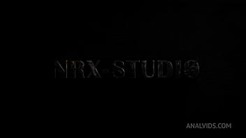 Preview 1 of Xnxxxxsex Vergen - Skinny Berlin went to the Men&#039_s hostel! Hard and First Double Penetration NRX135