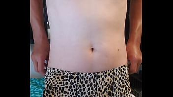 Preview 2 of Mom And Sistar And Son - Leopard underware boxer