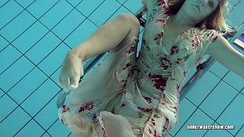 Preview 2 of Jordi Elnino With - Beautifully dressed underwater babe Lucy Gurchenko