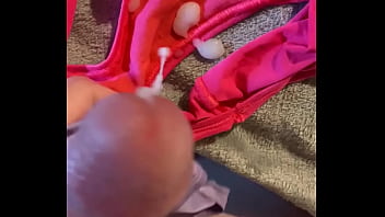 Preview 4 of Eens Small - Cumming on used panties from neighbors