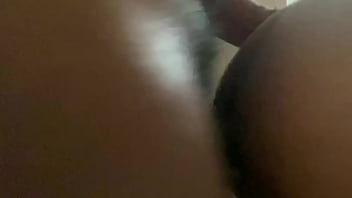 Preview 3 of Pleasured By Two - Big black cock fucks Latino ass in laundry room with roommate in his room