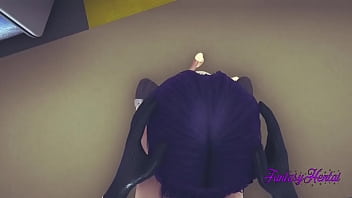 Preview 3 of Nrpali Sex Vidos - Miraculous Hentai 3D - Marinette Sex in a Train - Japanese manga anime porn