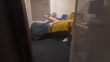 Preview 3 of Sunny Lionies - Girl caught masturbating through the window