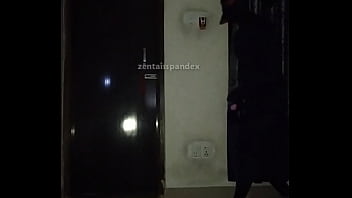 Preview 1 of Kentot Kat Hutan - Zentai horror porn dark night dog penis
