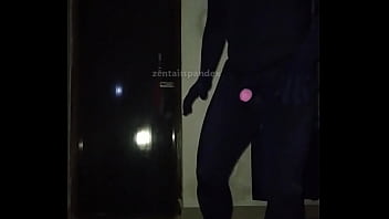 Preview 4 of Kentot Kat Hutan - Zentai horror porn dark night dog penis