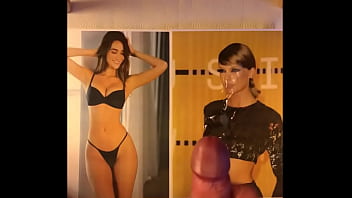 Preview 4 of Wwe Wan - cumshot tribute championship round 6 - Priscilla Ricart vs Taylor Swift