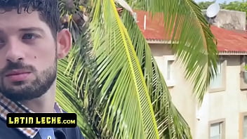 Preview 1 of Mon Sepee - Slender Cute Boy Sees This Hot Latin Macho Naked And Gets Invited To Take His Cock Deep In His Butt