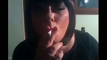 Preview 2 of Seachglitter Jade - British BBW Mistress Tina Snua Chain Smokes 120 Cigarettes