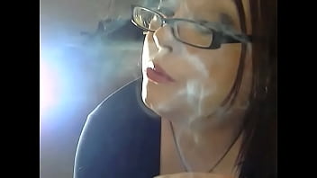 Preview 4 of Olgun Ift - BBW Domme Tina Snua Chain Smoking 3 Vogue Slim Cigarettes With Nose Exhales &amp_ Dangling