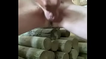 Preview 3 of Tickled Tied Jerked - Jerking off in the barn