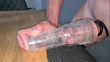 Preview 1 of Bad Girls Games - Filling my Fleshlight with my hot cum (sorry for moaning_-)