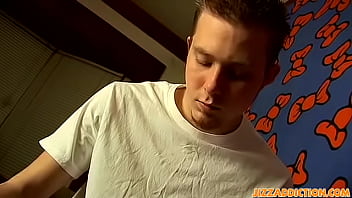 Preview 4 of Sunny Leon Hot Per - Handsome amateur Billy jerks off and jizzes solo