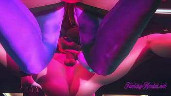 Preview 2 of Anemal Sexhors And Girl - League of Legends Hentai - Ahri Star Guardian Hard Sex - Lol Japanese manga anime game porn
