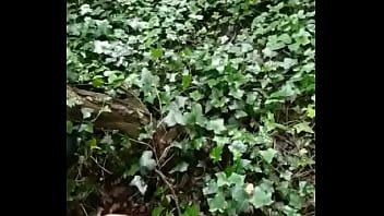 Preview 3 of Brezzers Video - Cumshot hiding in the bushes