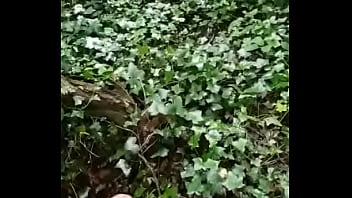 Preview 1 of Brezzers Video - Cumshot hiding in the bushes
