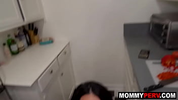 Preview 2 of Sunita Paniru - Brunette milf sucks &amp_ fucks stepson