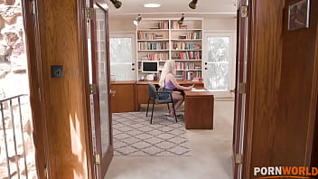 Preview 1 of Candid Teen Downblouse - Busty Blonde Slut Skylar Vox Tagged Teamed by 2 Escaped Prisoners GP1960