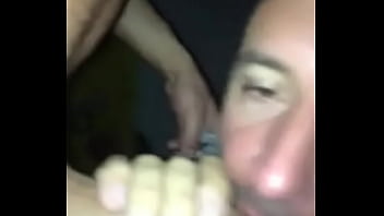 Preview 1 of Sucking Cock While Ride Dildo - gabo matter sucking two cocks