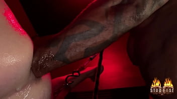 Preview 4 of Amazing Orgy Part 1 - Amerifist Deep Fists Ace Stallion in Hardcore Action for Studfist