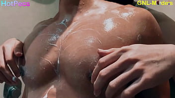 Preview 2 of Pornfaraaisya - Hot pecs getting worshipped adored nipple play muscle asian